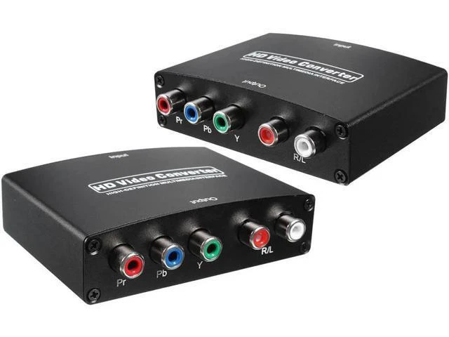 Alt view image 3 of 6 - 1080P HDMI to RGB Component 5 RCA YPbPr Video + R/L Audio Converter Adapter TV P