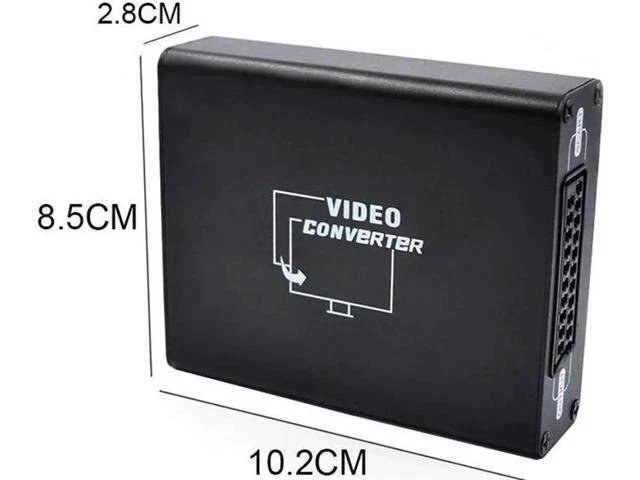 Alt view image 4 of 6 - High Quality HD HDMI to SCART Composite Video Converter Stereo Audio Adapter Ado