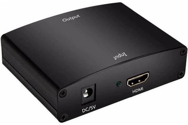 Alt view image 6 of 6 - Toy Quality HDMI to VGA Converter with Audio 1080P Connector EU/US/UK Plug Adapt