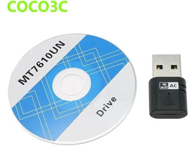 Alt view image 5 of 6 - AC 600Mbps WIFI Dual Band Dongle USB Wi Fi Adapter 2.4G+5GHz Antenna