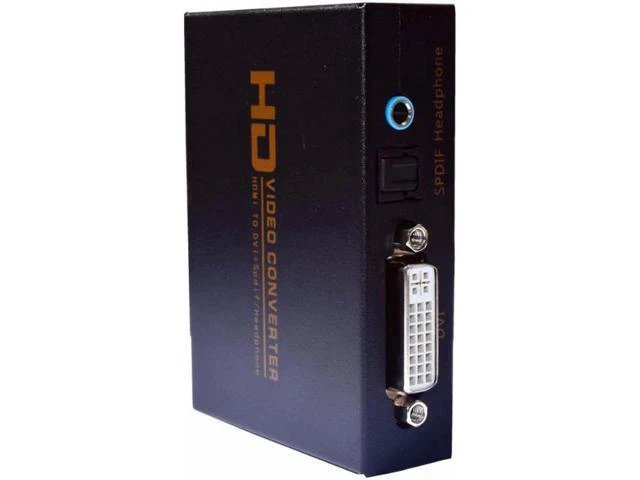 Alt view image 4 of 6 - HD Video Converter HDMI to DVI + SPDIF Headphone DC 5V 5.1CH 2.1CH for TV Projec