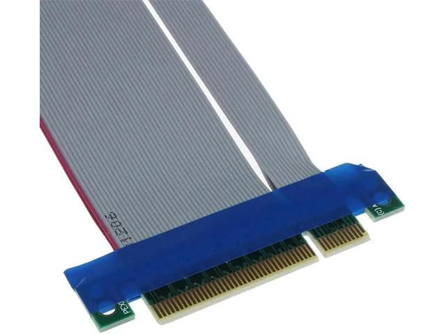 Alt view image 2 of 4 - Adapter Cable PCI-E Express 8X Riser Card Extender Extension Flexible Cord Ribbo