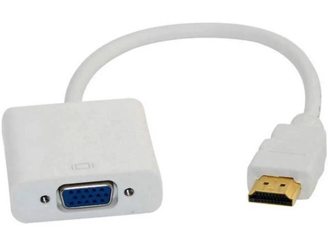 Alt view image 4 of 6 - 5pcs/lot Gold Plated High-Speed Active HDMI to VGA Converter Adapter Male to Fem
