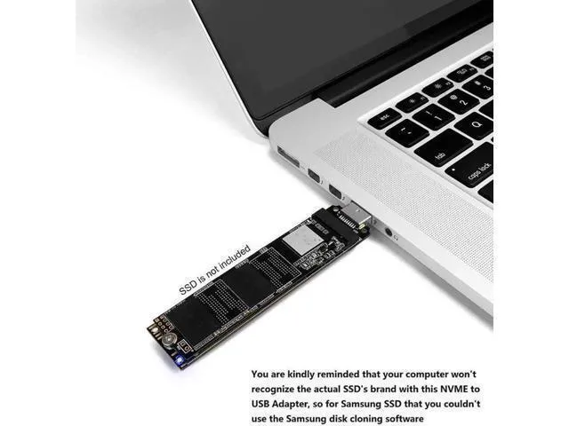 Alt view image 5 of 5 - M.2 NVME A 3.0 Solid State Drive Hot swap Internal Converter Card for 2242/2260