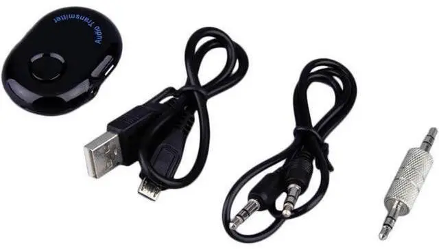 Alt view image 2 of 6 - 2017 est Wireless Bluetooth 4.0 Audio Transmitter Adapter 3.5mm Jack for TV/DVD/