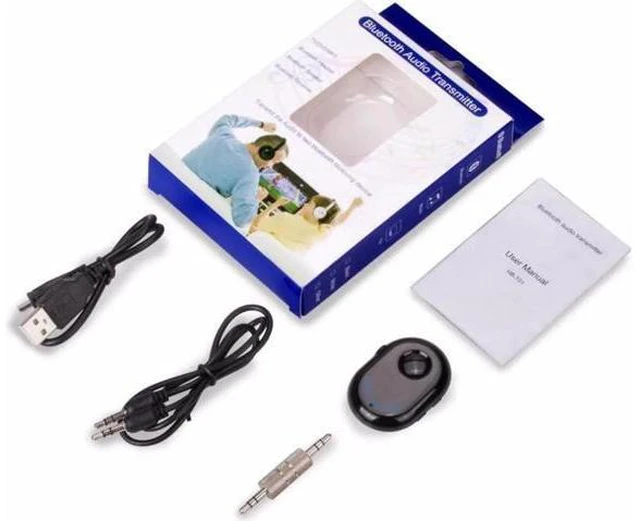 Alt view image 3 of 6 - Bluetooth 4.0 Audio Transmitter Adapter 3.5mm Jack for TV/DVD/MP3 hot sale