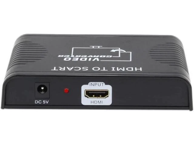 Alt view image 2 of 6 - 1080P HD HDMI to Scart Converter HDMI input + Scart output Audio Splitter Adapte