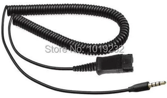 Alt view image 4 of 5 - Call center headphones QD (Quick Disconnect) headset with single 3.5mm plug for