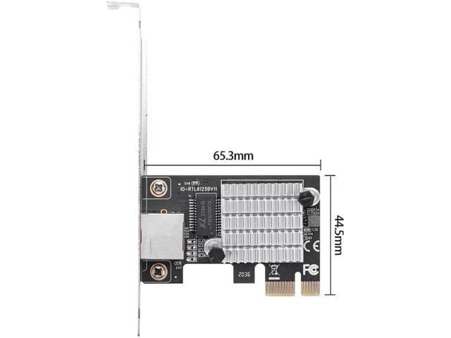 Alt view image 3 of 6 - NEW 100/1000M/2.5G RJ45 Network adapter RJ45 RTL8125B Chipset PCIe PC
