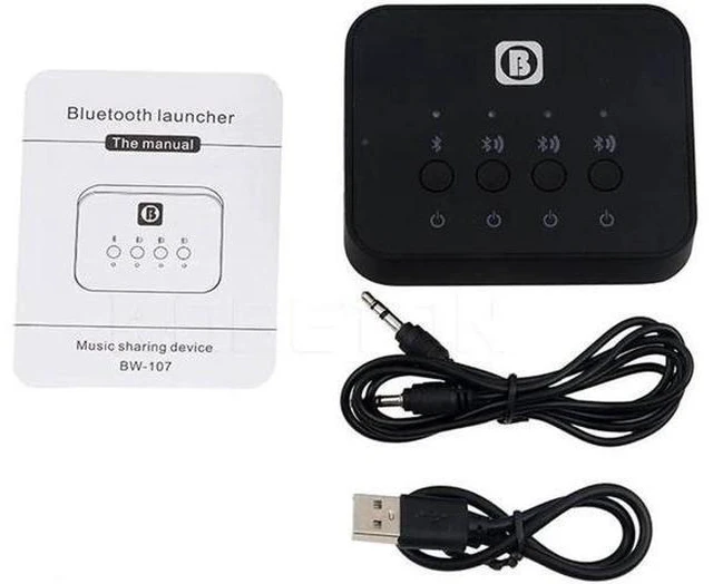 Alt view image 5 of 6 - Low LatencY Bluetooth Transmitter for TV Support aptX Dual Link Wireless Music A