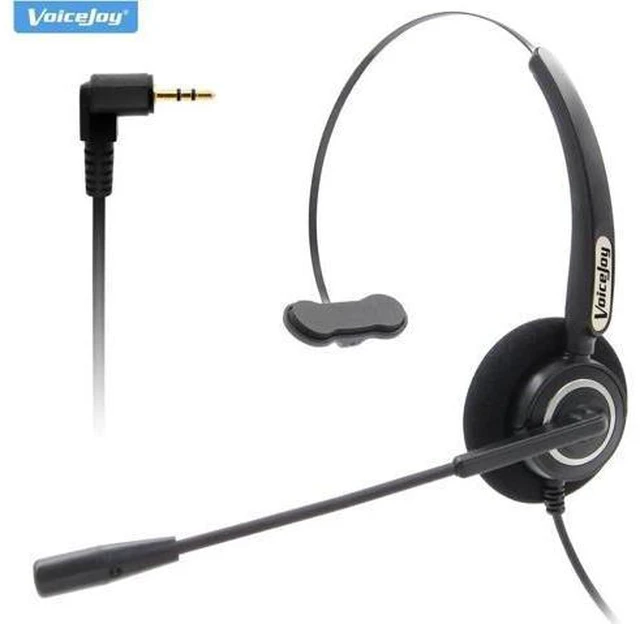 Main image of style Professional call center telephone headset with 2.5mm plug,heaset with noi