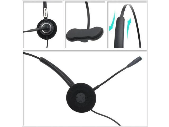 Alt view image 2 of 2 - style Professional call center telephone headset with 2.5mm plug,heaset with noi