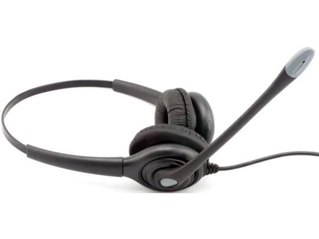 Alt view image 3 of 4 - RJ9 plug headphone Anti-NoiseTelephone headset call center headset QD cord Volum
