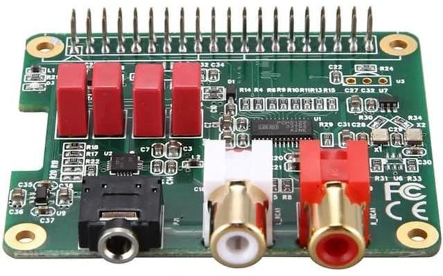 Alt view image 2 of 6 - PCM5122 for Raspberry Pi HiFi DAC HAT HiFi DAC Audio Card Expansion Board for Ra