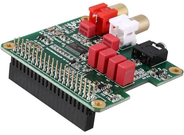 Alt view image 6 of 6 - PCM5122 for Raspberry Pi HiFi DAC HAT HiFi DAC Audio Card Expansion Board for Ra