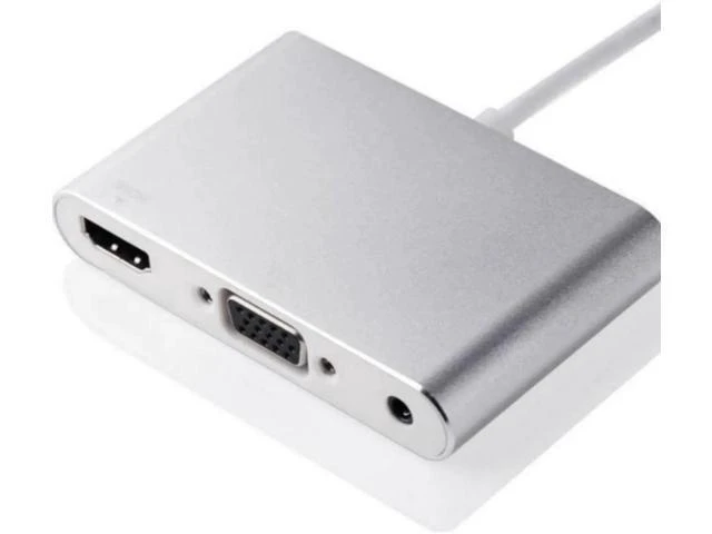 Alt view image 4 of 4 - For Lightning to HDMI VGA Jack Audio TV Adapter Cable For iPhone X iPhone 8 7 7