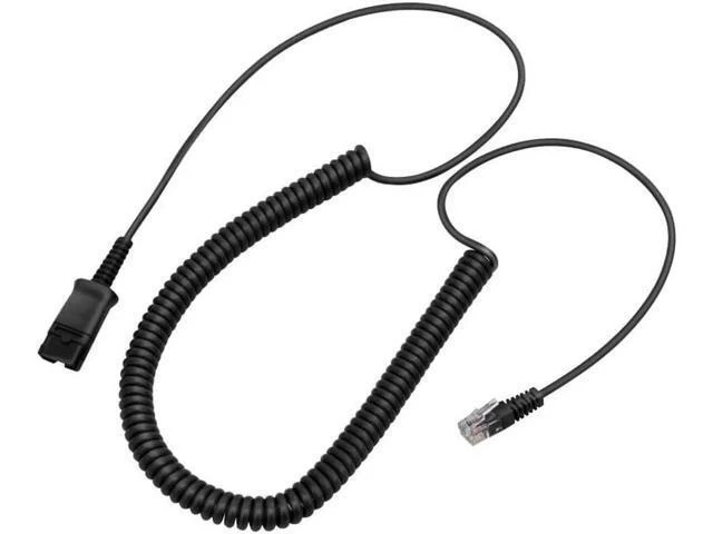 Alt view image 6 of 6 - RJ9 RJ11 plug or 2.5mm plug or 3.5mm computer plug Office headset Anti-noise Cal