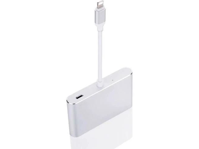 Alt view image 3 of 4 - For Lightning to HDMI VGA Jack Audio TV Adapter Cable For iPhone X iPhone 8 7 7