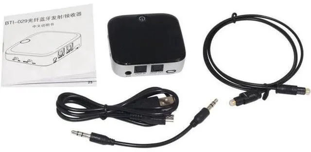 Alt view image 6 of 6 - 2 In 1 Compact Size Bluetooth Transmitter Receiver APTX Wireless Stereo Audio Ad