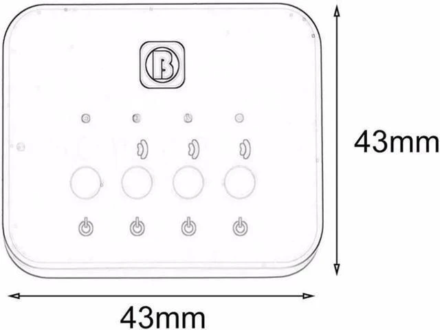 Alt view image 4 of 6 - 3-in-1 Bluetooth Transmitter Stereo Music Receiver Bluetooth 4.0 Wireless Audio