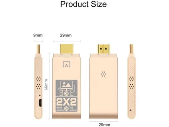Alt view image 4 of 6 - Wireless HDMI Adapter Dual System Dual Mode Phone to HDTV Display Wifi Micro HDM