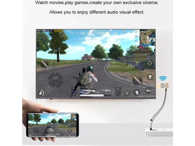 Alt view image 6 of 6 - Wireless HDMI Adapter Dual System Dual Mode Phone to HDTV Display Wifi Micro HDM