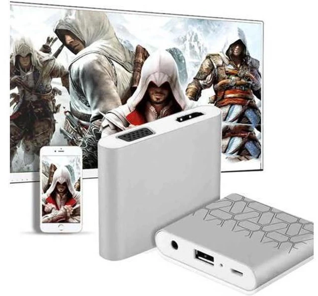 Alt view image 2 of 6 - 3 in 1 USB To HDMI VGA Audio Video Converter Digital AV Adapter Cable For iPhone