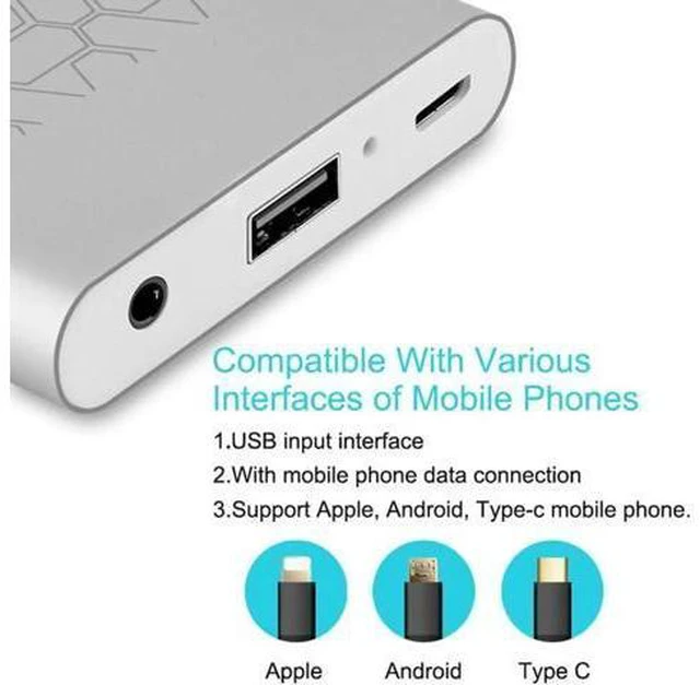 Alt view image 3 of 6 - 3 in 1 USB To HDMI VGA Audio Video Converter Digital AV Adapter Cable For iPhone