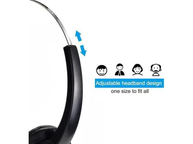 Alt view image 5 of 5 - Sale !! RJ9 Plug headset for call center with mic for phones Aspire Dterm Nortel