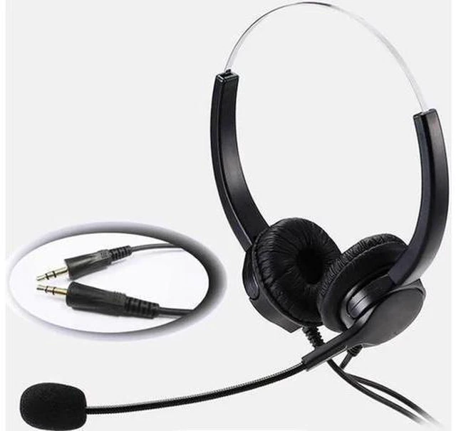 Main image of 3.5mm PC Head Call Center Operator Headset 3.5mm microphone headset noise cancel