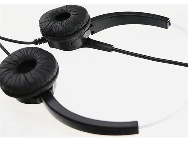 Alt view image 2 of 3 - 3.5mm PC Head Call Center Operator Headset 3.5mm microphone headset noise cancel