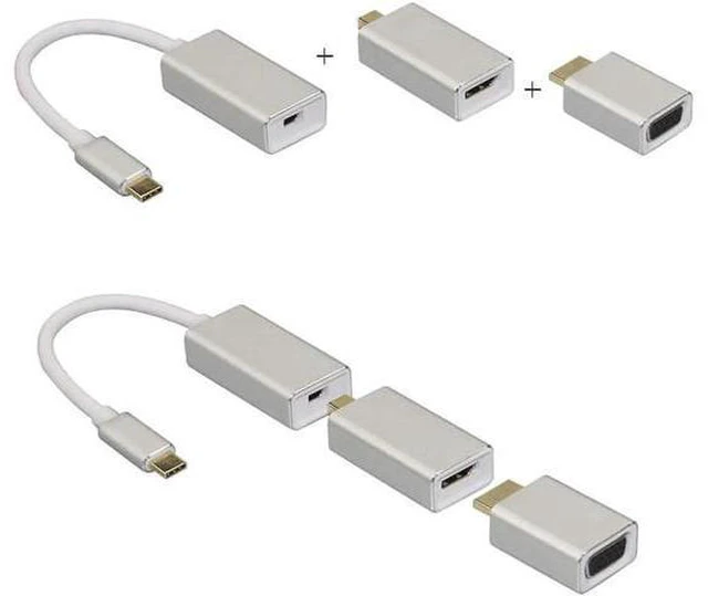 Main image of All in 1 Usb C 3.1 Type C To Mini Displayport Dp Adapter Support 4k Male To Fema