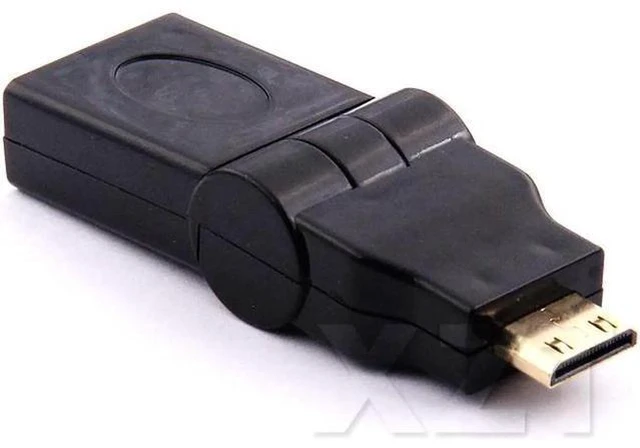 Alt view image 5 of 5 - 10pcs Black Mini HDMI Male to Female 90 Angle Adapter Converter for HDTV Project