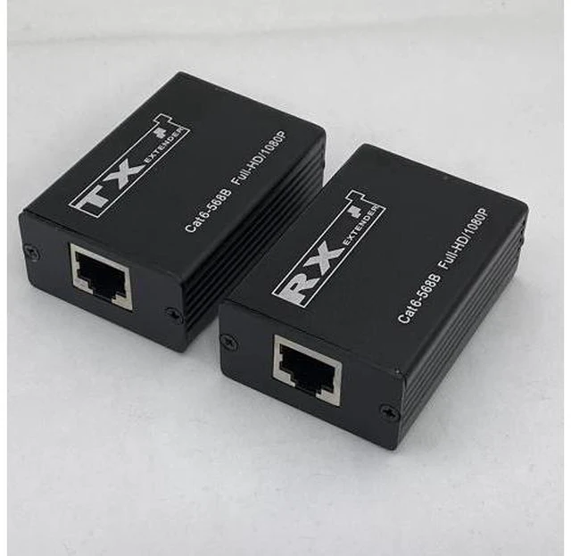 Alt view image 5 of 6 - 30M HDMI -compatible KVM Extender over sing cat6 cable HDMI-compatible to Rj45 E