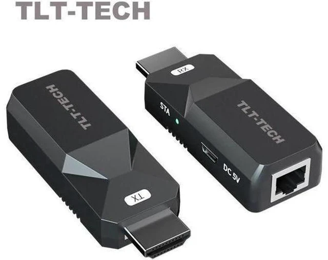 Main image of 2022 New MINI HDMI extender over cat6/cat5e cable up to 50M 165ft full HD1080P s