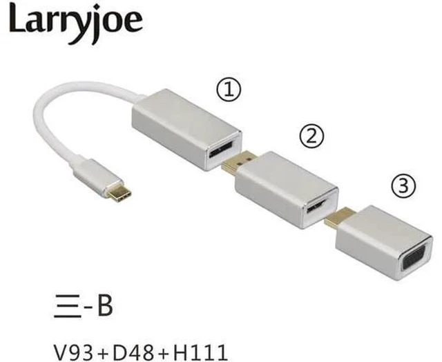 Main image of All in 1 Usb C 3.1 Type C To Mini DP Adapter Support 4k Male To Female HDTV Conv