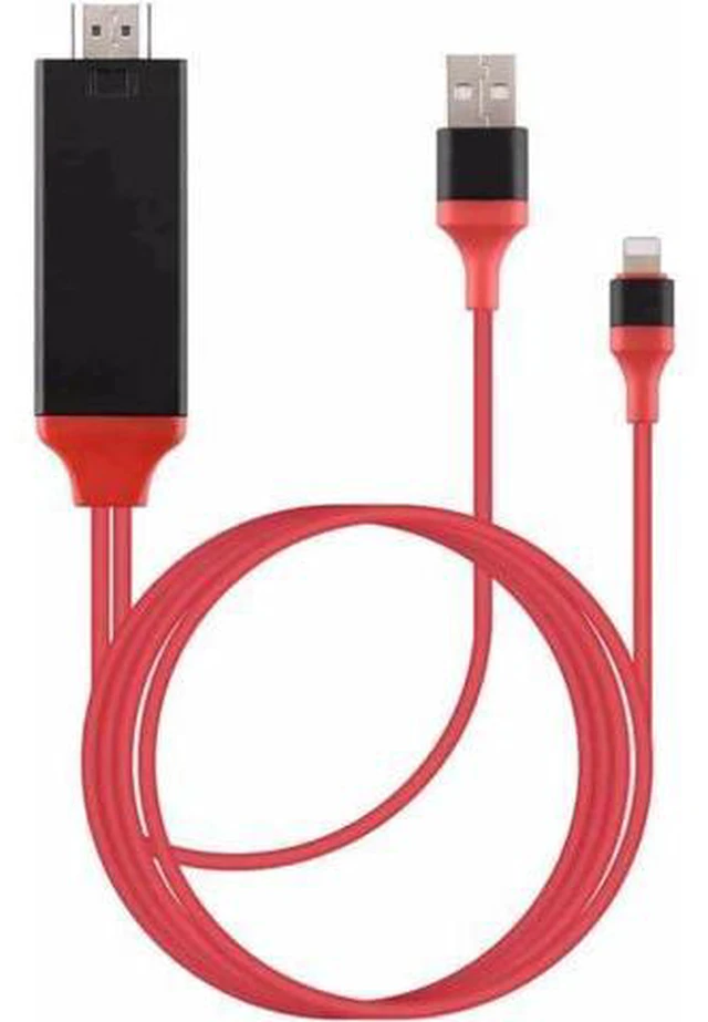 Main image of 2M Phone Tablet To HDMI TV AV Adapter Cable 1080P 2K HD Cord Game Movie Supplies