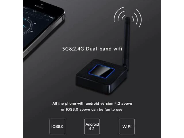Alt view image 4 of 6 - Screen Mirroring Adapter AV HDMI 5G Wifi Display Dongle 1080P HDMI Video Receive