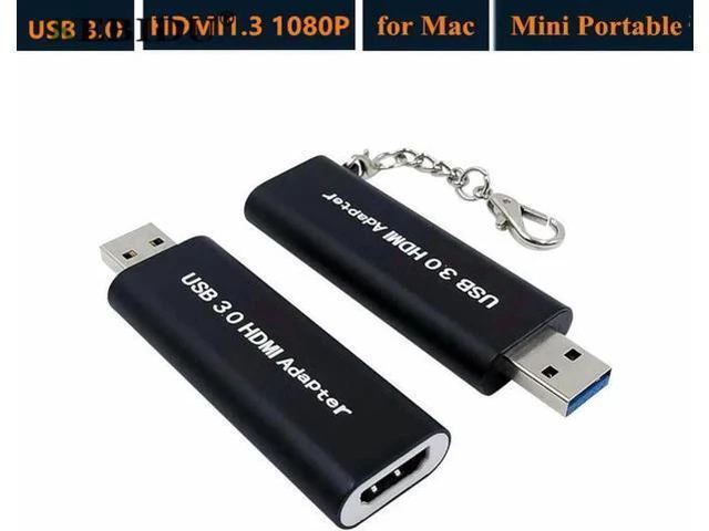 Main image of Portable USB 3.0 to HDMI Converter Mini Keychain 1920 * 1080 HD Adapter for Wind