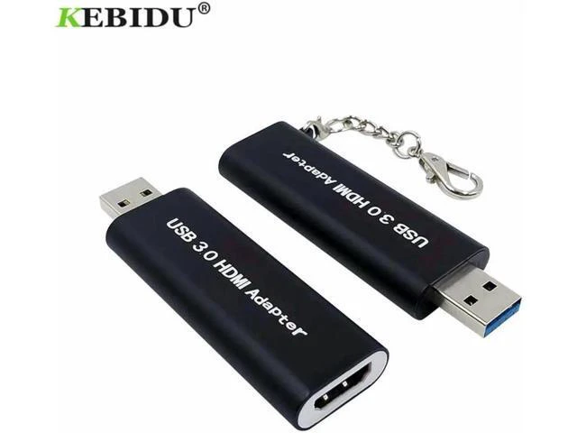 Alt view image 3 of 6 - Portable USB 3.0 to HDMI Converter Mini Keychain 1920 * 1080 HD Adapter for Wind