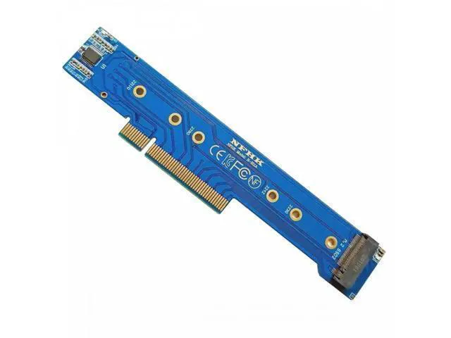 Alt view image 5 of 7 - Low Profile Dual 2x NVME M.2 SSD to PCIE Express Gen4 X8 X16 Raid Car