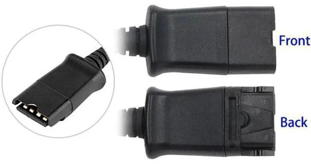 Alt view image 2 of 5 - Shippping QD to USB Adapter Heaset Quick Disconnect to USB cable with Volume and