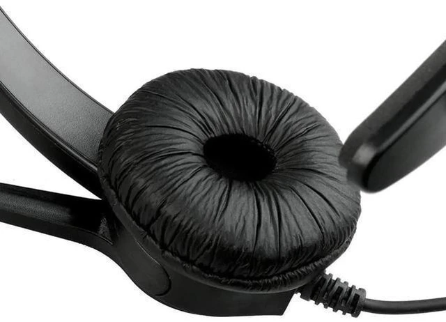 Alt view image 2 of 4 - RJ9 plug headset for call center telephone headset with Noise cancelling microph