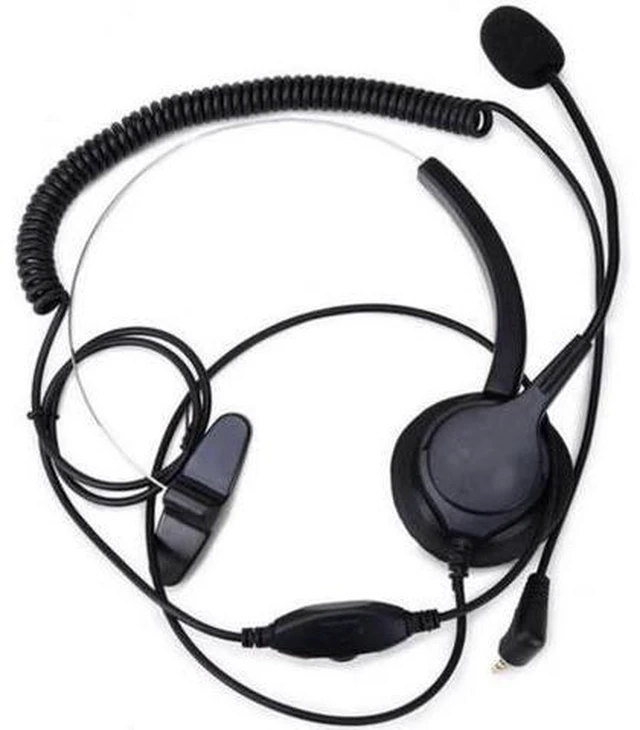 Alt view image 2 of 3 - 2.5mm Plug Call Center Telephone Headset Volume Control with Microphone Headphon