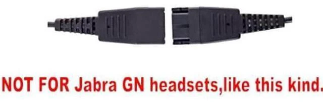 Alt view image 4 of 6 - QD Quick Disconnect to USB Plug adapter Call center headset buddy adapter QD to