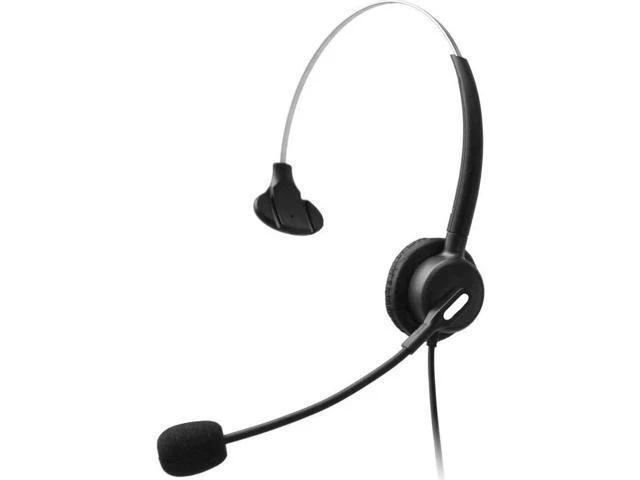 Alt view image 2 of 6 - Wantek Call Center Telephone Headset Headphone with Mic Volume Mute Control for