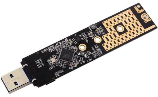 Alt view image 5 of 7 - U3-017 USB 3.0 to NVME M-key M.2 NGFF SSD External PCBA Conveter Adap