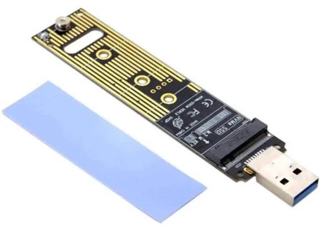 Alt view image 6 of 6 - U3-083 USB 3.0 to Nvme M-key M.2 NGFF SSD External PCBA Conveter Adap