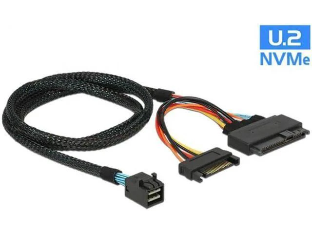 Alt view image 2 of 7 - M.2 SFF-8643 Card Adapter and U.2 U2 SFF-8639 NVME PCIe SSD Cable PCI