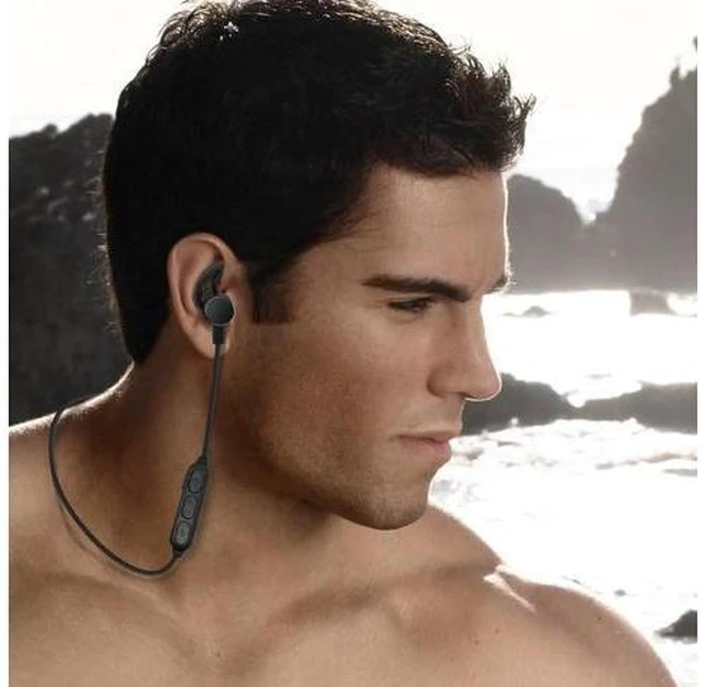 Alt view image 2 of 6 - Wireless Bluetooth Sport Earphones Built In Microphone Runner Noise Canceling He